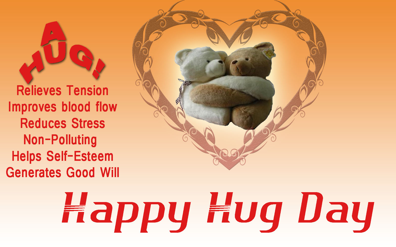 Hug Day Status for Whatsapp and Messages for Facebook
